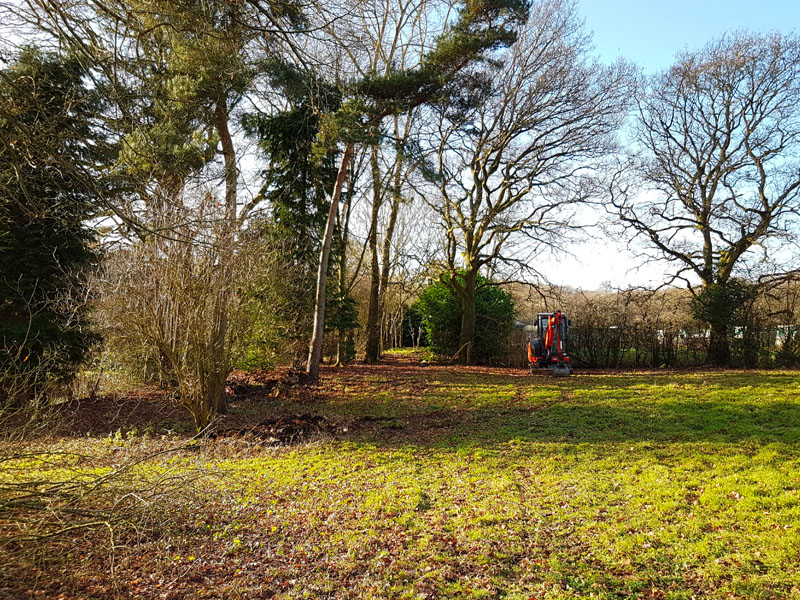 The Vineyard prior to drainage and vines being planted