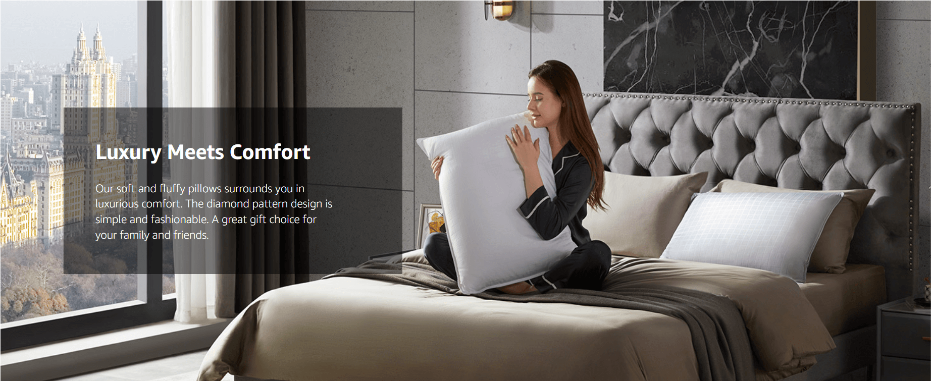 Cooling Washable Bed Pillows, King/Queen Size Lifewit Lifewitstore